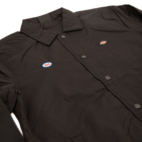 303 Boards - 303 X Dickies Oakport Coaches Jacket (Black)*SALE